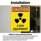 Signmission Radiation & Laser Sign, 10 in H x 7 in W, Vinyl Decal, Rectangle OS-2PACK-CR-D-710-V-10281 - alternate 5